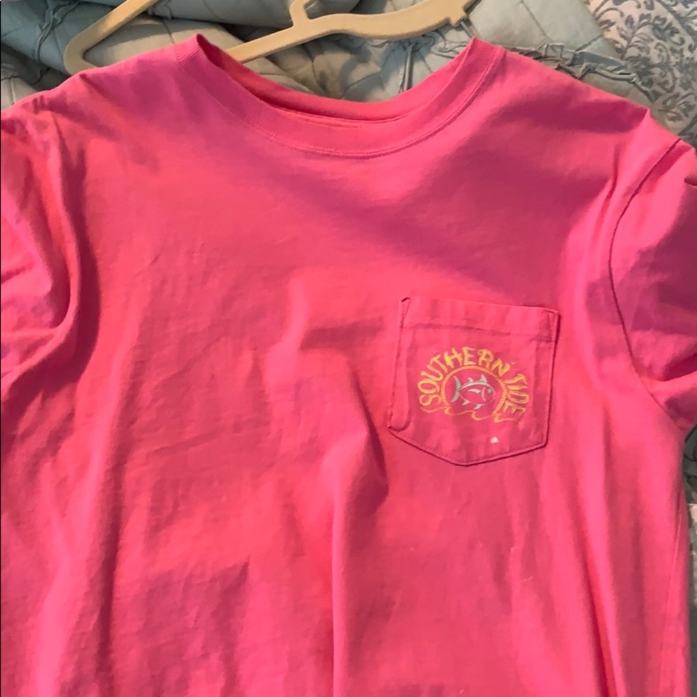 hot pink t shirt from a local small business